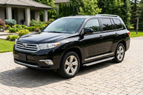 Toyota Highlander 2008–2013 Boční nášlapy Fullmond (2 ks, hliník) fotografie 1