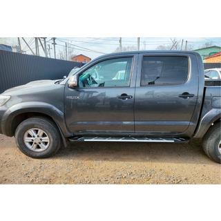Boční nášlapy Sunrise (2 ks, hliník) Toyota Hilux 2006–2015 fotografie 4