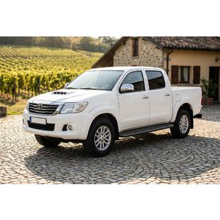 Boční prahy Bosphorus Black (2 ks, hliník) Toyota Hilux 2006–2015 fotografie 1
