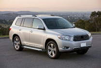 Toyota Highlander 2008–2013 Boční nášlapy Allmond Grey (2 ks, hliník) fotografie 1
