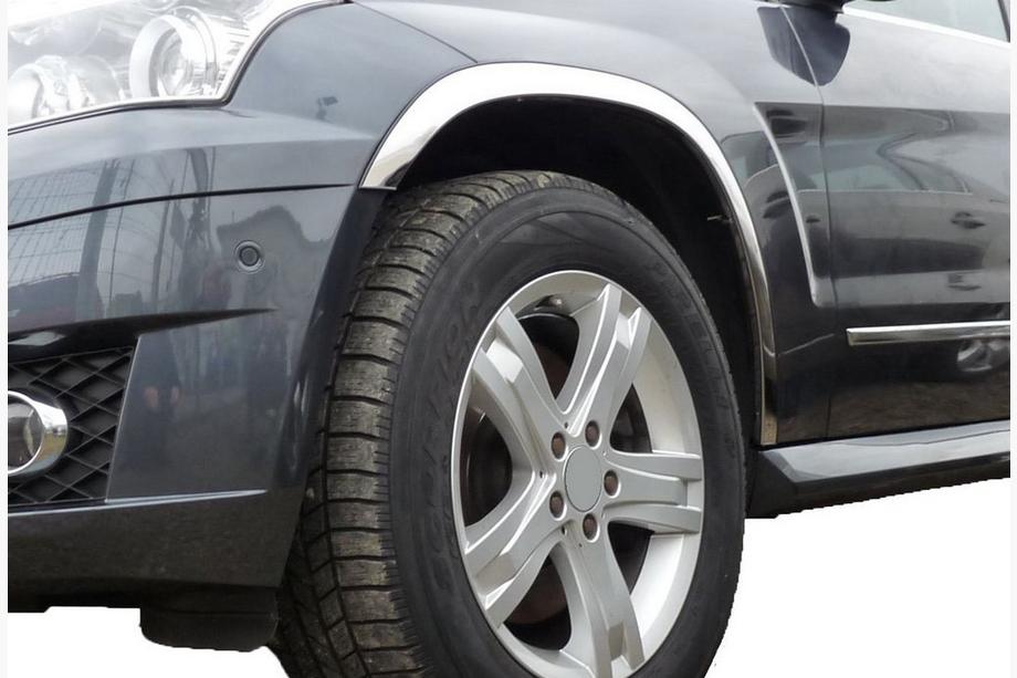 Mercedes GLK třída X204 2008–2015 Zlevněné nerezové lemy blatníků (4 ks) Image