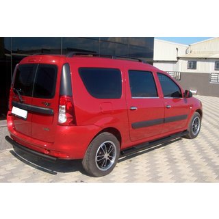 Boční trubky Black (2 ks, nerez) Lada Largus 2012– fotografie 4
