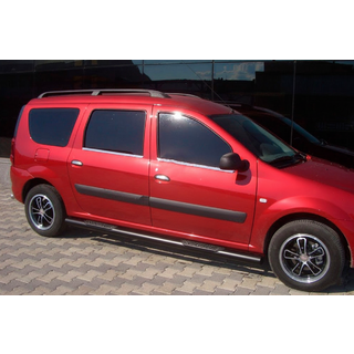 Boční trubky Black (2 ks, nerez) Lada Largus 2012– fotografie 3