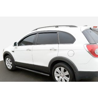Boční trubky Black (2 ks, nerez) Chevrolet Captiva 2006–2019