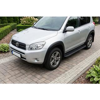 Boční prahy Bosphorus Black (2 ks, hliník) Toyota Rav 4 2006–2013 fotografie 1