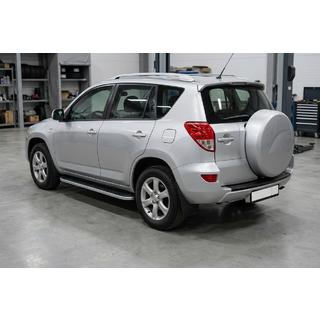 Boční prahy Tayga Grey (2 ks, hliník) Toyota Rav 4 2006–2013 fotografie 1