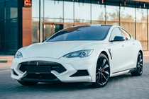 Tesla Model S 2012– Sada bodykitu LRT-Design Carbon fotografie 1