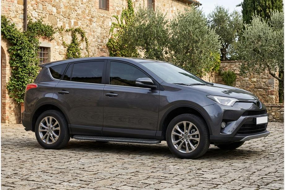 Toyota Rav 4 2013–2018 Boční prahy Bosphorus Black (2 ks, hliník) Image