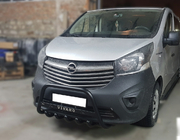 Opel Vivaro 2015–2019 Přední ochranný rám WT004 Black (nerez) fotografie 1