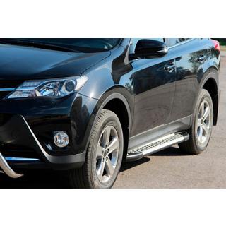 Boční nášlapy Allmond Grey (2 ks, hliník) Toyota Rav 4 2013–2018 fotografie 1