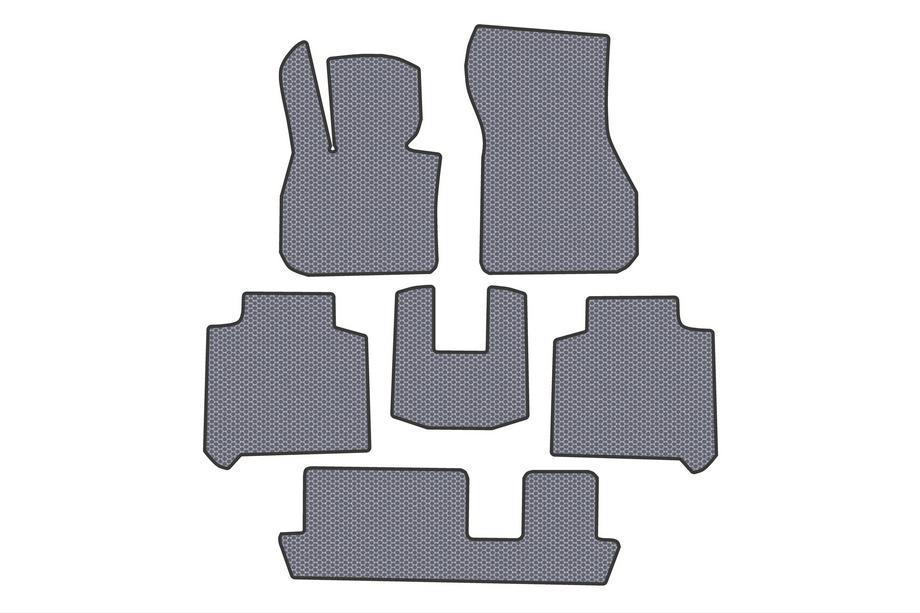 BMW řady 2 Active Tourer F45/F46 2014–2021 Gumové koberce do interiéru Carsuit (3 řady, pro F46, šedé) Image