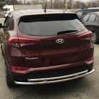 Hyundai Tucson TL 2016–2021 Zadní ochranný rám AK002-2 (nerez) fotografie 1