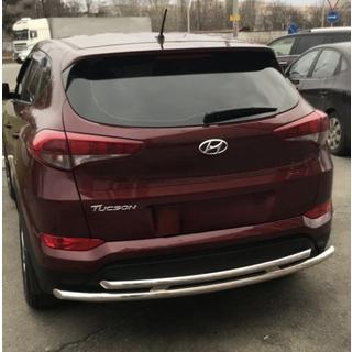 Zadní ochranný rám AK002-2 (nerez) Hyundai Tucson TL 2016–2021