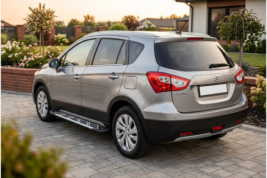 Suzuki SX4 S-Cross 2013–2016 Boční nášlapy Sunrise (2 ks, hliník) Fotografie 1