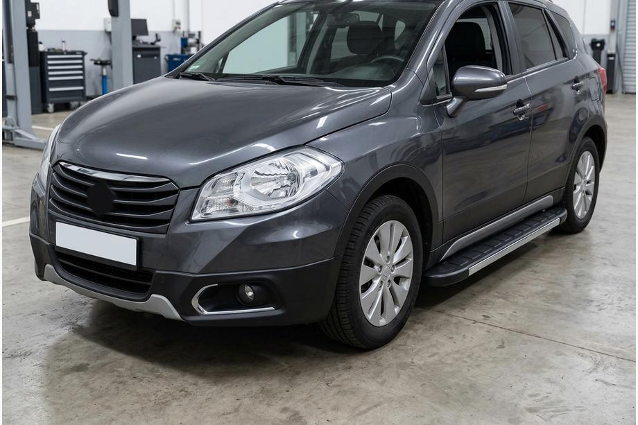 Suzuki SX4 S-Cross 2013–2016 Boční nášlapy Duru (2 ks, hliník) Fotografie 1