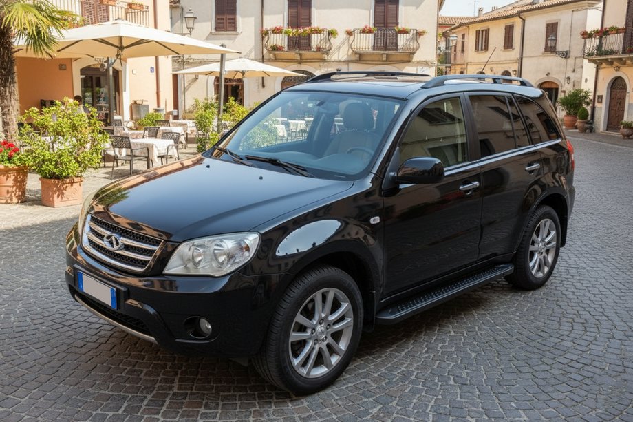Chery Tiggo 3 2005– Boční nášlapy Allmond Black (2 ks, hliník) Image