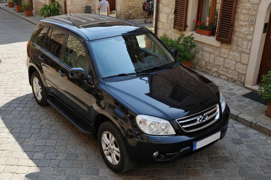 Chery Tiggo 3 2005– Boční prahy Bosphorus Black (2 ks, hliník) Image