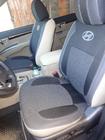 Hyundai Santa Fe 2 2006–2012 Autopotahy (eko kůže↗látka, Premium) fotografie 8