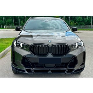 Přední lip na nárazník Lip LRT (pro M-Sport 2023+, karbon) BMW X6 G06 2019–2027 fotografie 2