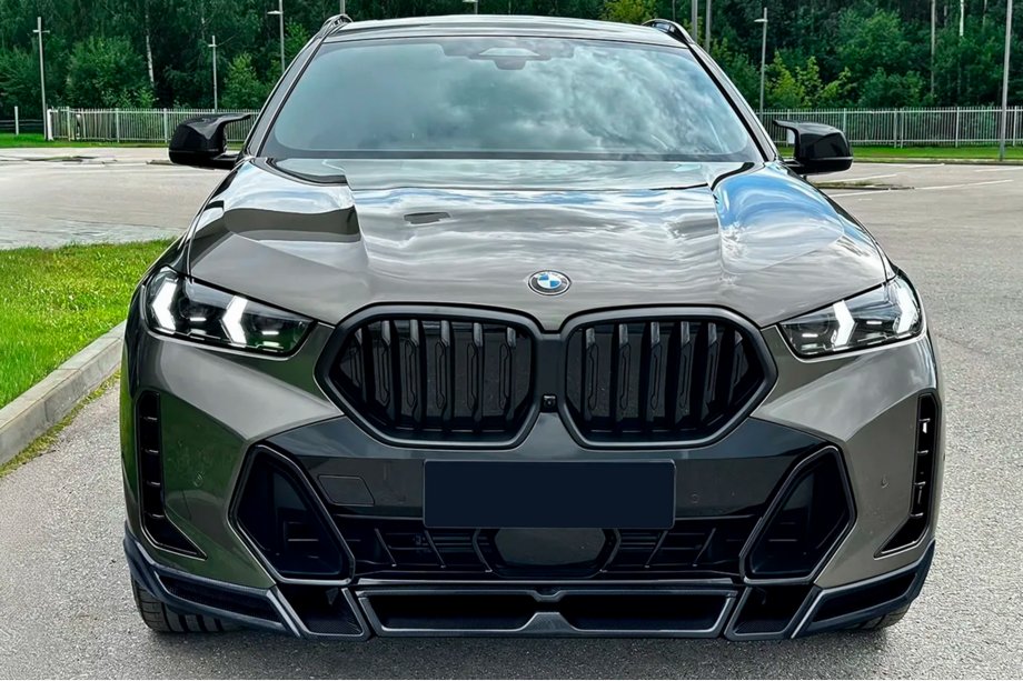 BMW X6 G06 2019–2027 Přední lip na nárazník Lip LRT (pro M-Sport 2023+, karbon) Fotografie 2