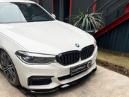 BMW řada 5 G30/G31 2017–2023 Přední lip spoiler EuroCap (pro M-Sport 2017-2020, leskle černý) fotografie 1