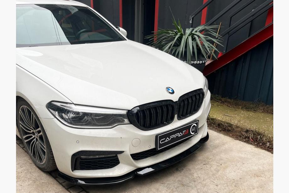 BMW řada 5 G30/G31 2017–2023 Přední lip spoiler EuroCap (pro M-Sport 2017-2020, leskle černý) Image