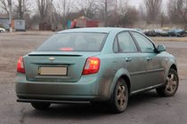 Chevrolet Lacetti 2003–2024 Zadní ochranný rám AK002 Black (42 mm, nerez) fotografie 3