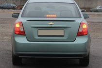 Chevrolet Lacetti 2003–2024 Zadní ochranný rám AK002 Black (42 mm, nerez) fotografie 2