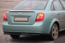 Chevrolet Lacetti 2003–2024 Zadní ochranný rám AK002 Black (42 mm, nerez) fotografie 1