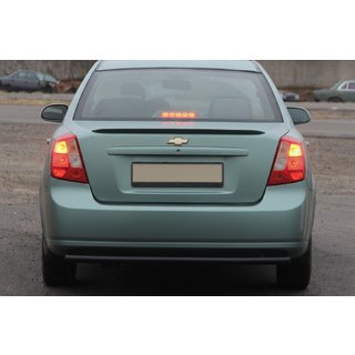 Zadní ochranný rám AK002 Black (42 mm, nerez) Chevrolet Lacetti 2003–2024 fotografie 2