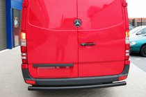 Mercedes Sprinter W906 2006–2018 Zadní ochranný rám AK002 Black (nerez) fotografie 2