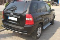 Kia Sportage 2004–2010 Zadní ochranný oblouk AK002 Black (nerez) fotografie 2
