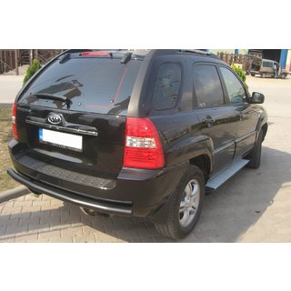Zadní ochranný oblouk AK002 Black (nerez) fotografie 2