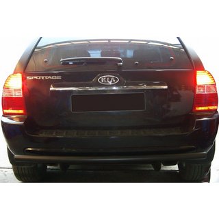 Zadní ochranný oblouk AK002 Black (nerez) Kia Sportage 2004–2010 fotografie 3