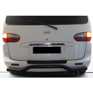 Zadní ochranný oblouk AK-005 Black (nerez) Hyundai H200, H1, Starex 1998–2007 fotografie 2