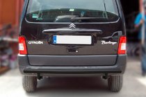 Citroen Berlingo 1996–2008 Zadní ochranný rám Black (nerez) fotografie 1