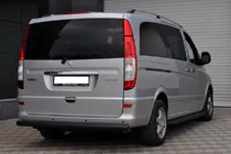 Mercedes Viano 2004–2014 Zadní ochranný oblouk AK002 Black (nerez) fotografie 6
