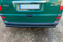 Mercedes Viano 2004–2014 Zadní ochranný oblouk AK002 Black (nerez) fotografie 2