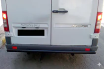 Mercedes Sprinter W901/902/903/904/905 1995–2006 Zadní ochranný oblouk AK002 Black (nerez) fotografie 1