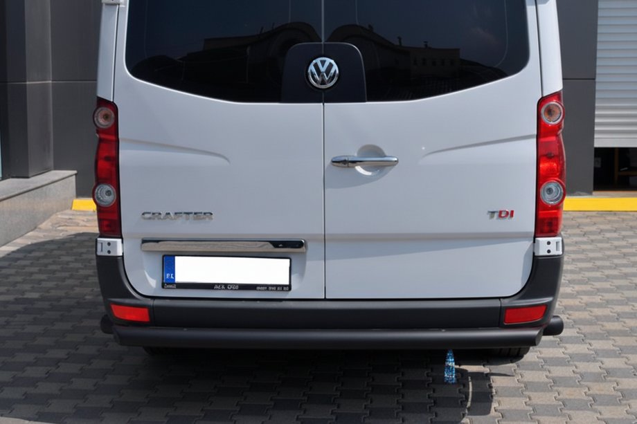 Volkswagen Crafter 2006–2016 Zadní ochranný rám AK002 Black (nerez) Image