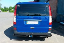 Mercedes Viano 2004–2014 Zadní rohy AK003 Black (2 ks, nerez) fotografie 9