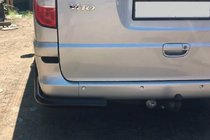 Mercedes Viano 2004–2014 Zadní rohy AK003 Black (2 ks, nerez) fotografie 5