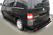 Volkswagen T5 Transporter 2003–2010 Zadní ochranný rám AK002 Black (nerez) fotografie 6