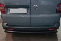 Volkswagen T5 Multivan 2003–2010 Zadní ochranný rám AK002 Black (nerez) fotografie 5