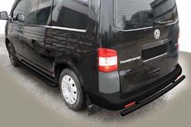Volkswagen T5 Multivan 2003–2010 Zadní ochranný rám AK002 Black (nerez) fotografie 6