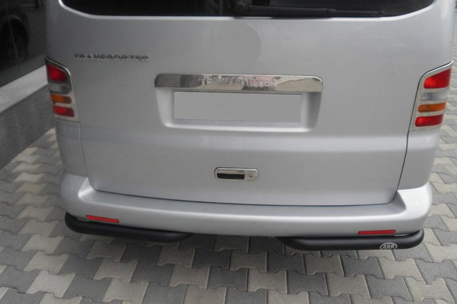 Volkswagen T5 Transporter 2003–2010 Zadní rohy AK003 Black (2 ks, nerez) Image