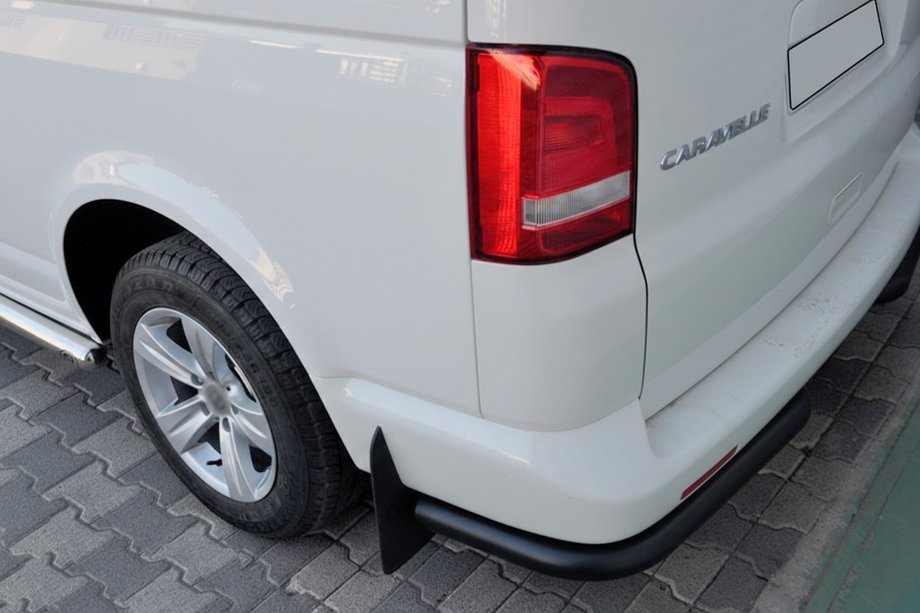 Volkswagen T5 Multivan 2003–2010 Zadní rohy AK003 Black (2 ks, nerez) Fotografie 7