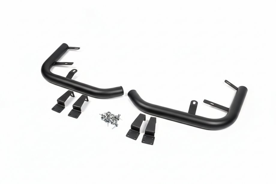 Volkswagen T5 Multivan 2003–2010 Zadní rohy AK003 Black (2 ks, nerez) Fotografie 5
