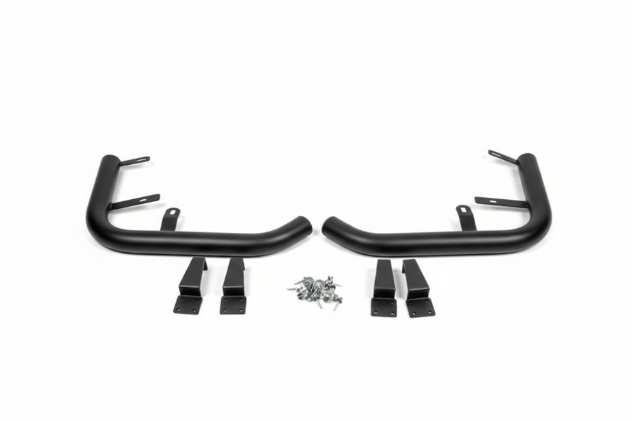 Volkswagen T5 Multivan 2003–2010 Zadní rohy AK003 Black (2 ks, nerez) Fotografie 10