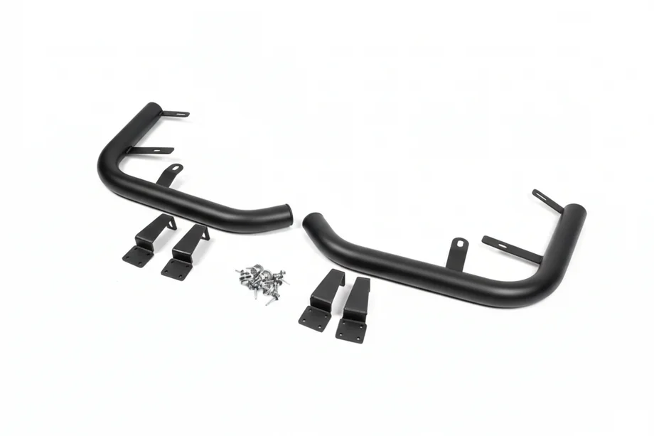 Volkswagen T5 2010–2015 Zadní rohy AK003 Black (2 ks, nerez) Fotografie 4